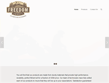 Tablet Screenshot of freedomcountyatv.com